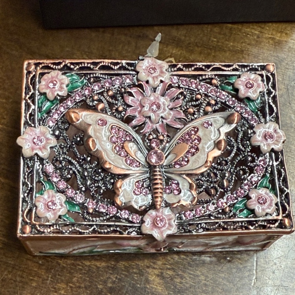 Decorative Butterfly Jewelry Box